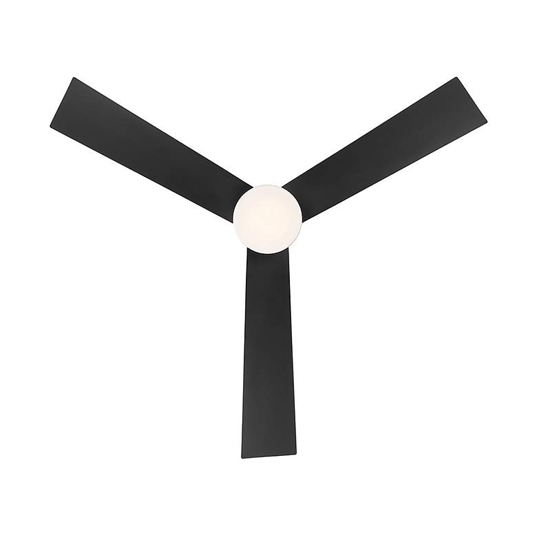 Image 5 52" Modern Forms Axis Flush Black LED Smart Ceiling Fan more views