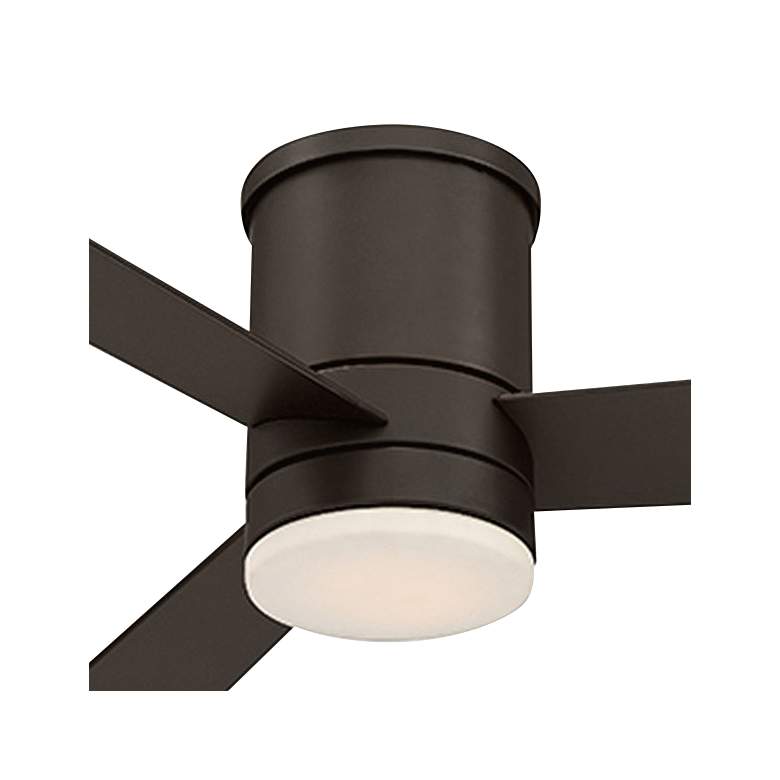 Image 2 52" Modern Forms Axis Flush Bronze 2700K LED Smart Ceiling Fan more views