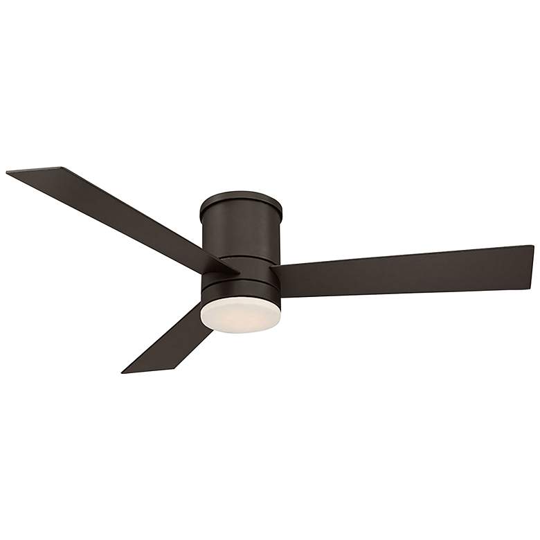 Image 3 52" Modern Forms Axis Flush Bronze 2700K LED Smart Ceiling Fan more views