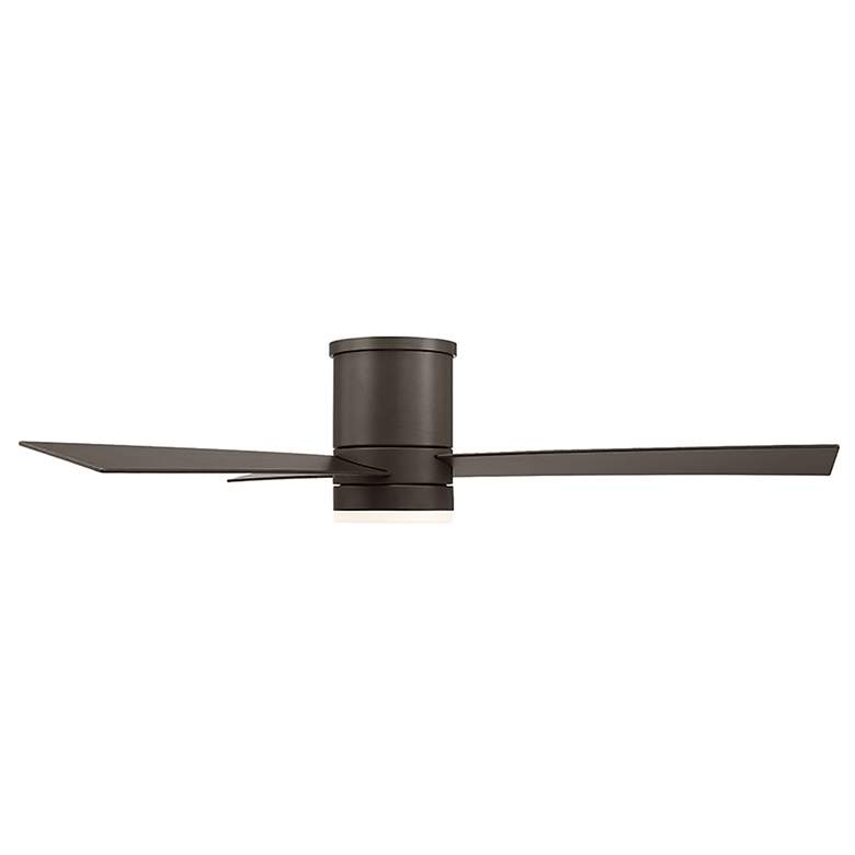 Image 4 52" Modern Forms Axis Flush Bronze 2700K LED Smart Ceiling Fan more views