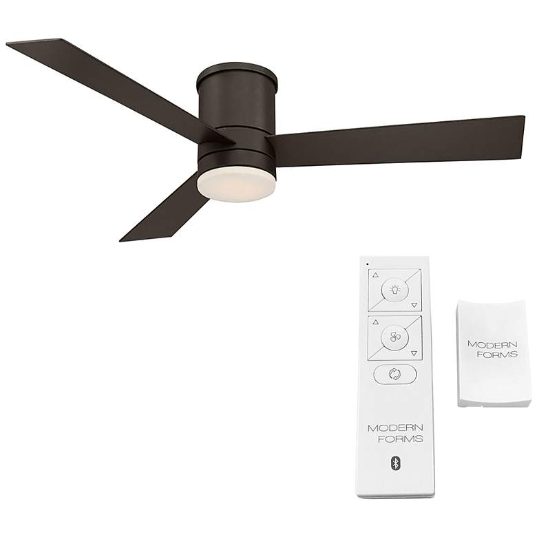 Image 6 52 inch Modern Forms Axis Flush Bronze 2700K LED Smart Ceiling Fan more views
