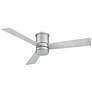 52" Modern Forms Axis Flush Titanium LED Smart Ceiling Fan