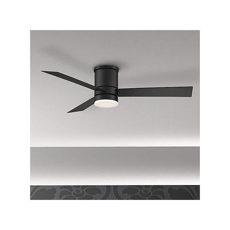 Image 2 52" Modern Forms Axis Matte Black 2700K LED Smart Ceiling Fan