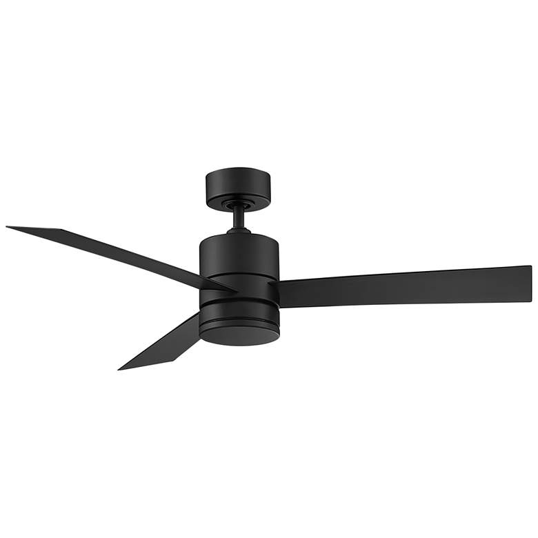 Image 6 52" Modern Forms Axis Matte Black 2700K LED Wet Rated Smart Fan more views