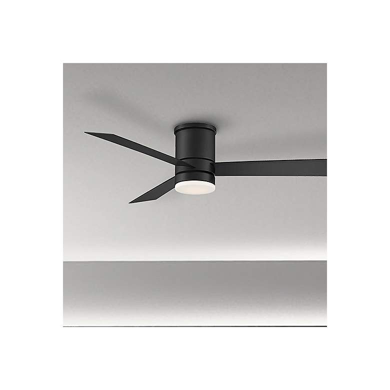 Image 1 52" Modern Forms Axis Matte Black LED Smart Ceiling Fan