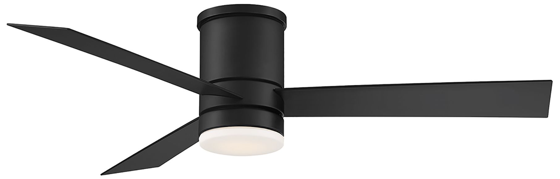 52" Modern Forms Axis Matte Black LED Smart Indoor/Outdoor Ceiling Fan