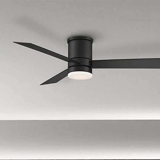 Thumbnail1 of 52" Modern Forms Axis Matte Black LED Smart Indoor/Outdoor Ceiling Fan
