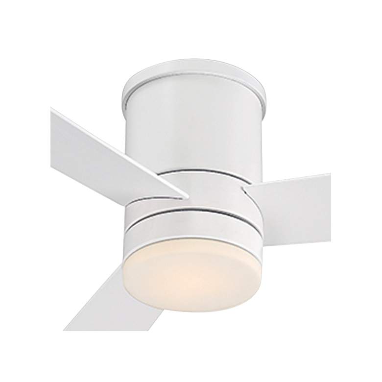 Image 2 52" Modern Forms Axis Matte White 3500K LED Smart Ceiling Fan more views