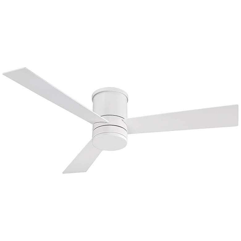 Image 4 52" Modern Forms Axis Matte White 3500K LED Smart Ceiling Fan more views