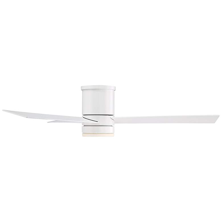 Image 5 52" Modern Forms Axis Matte White 3500K LED Smart Ceiling Fan more views