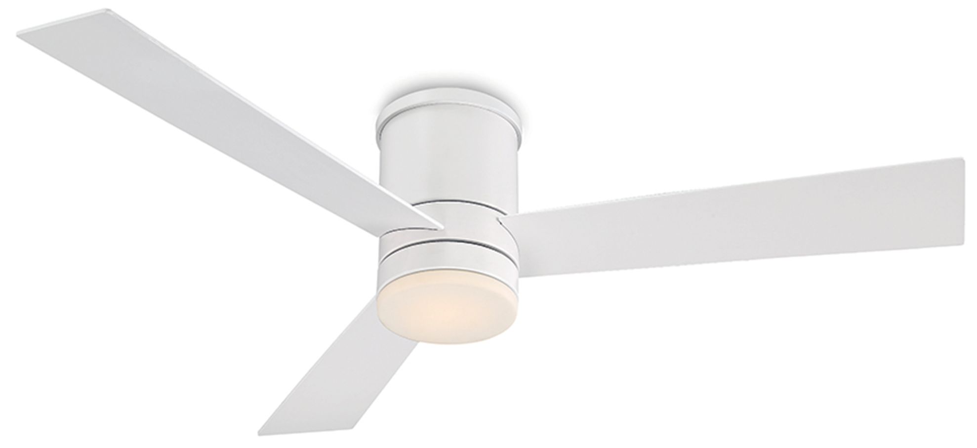 52" Modern Forms Axis Matte White LED Smart Indoor/Outdoor Ceiling Fan