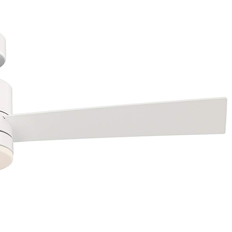 Image 6 52 inch Modern Forms Axis Matte White LED Wet Rated Smart Ceiling Fan more views