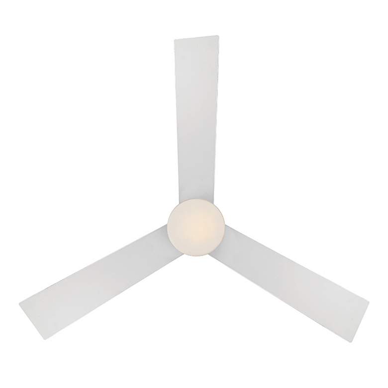 Image 7 52" Modern Forms Axis Matte White LED Wet Rated Smart Ceiling Fan more views