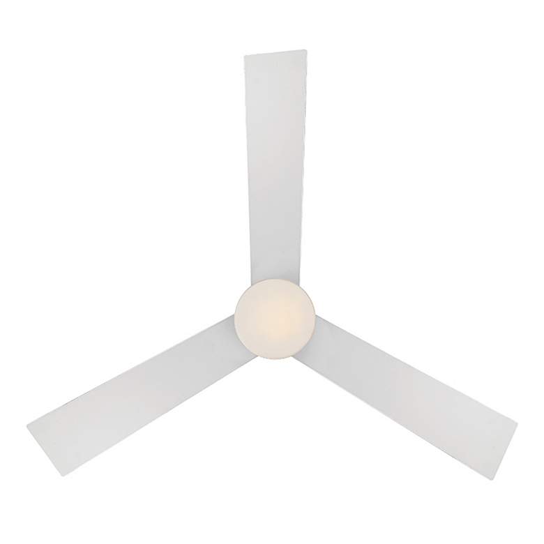 Image 7 52 inch Modern Forms Axis Matte White LED Wet Rated Smart Ceiling Fan more views