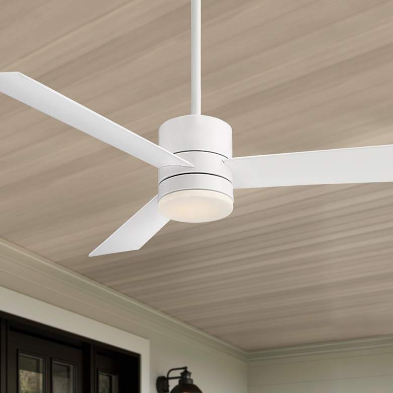 Image 2 52" Modern Forms Axis White 3500K LED Smart Ceiling Fan