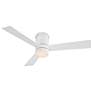 1_52" Modern Forms Axis White LED Smart Hugger Ceiling Fan