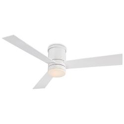 52" Modern Forms Axis White LED Smart Hugger Ceiling Fan