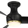 52" Modern Forms Corona Black Brass LED Smart Hugger Fan