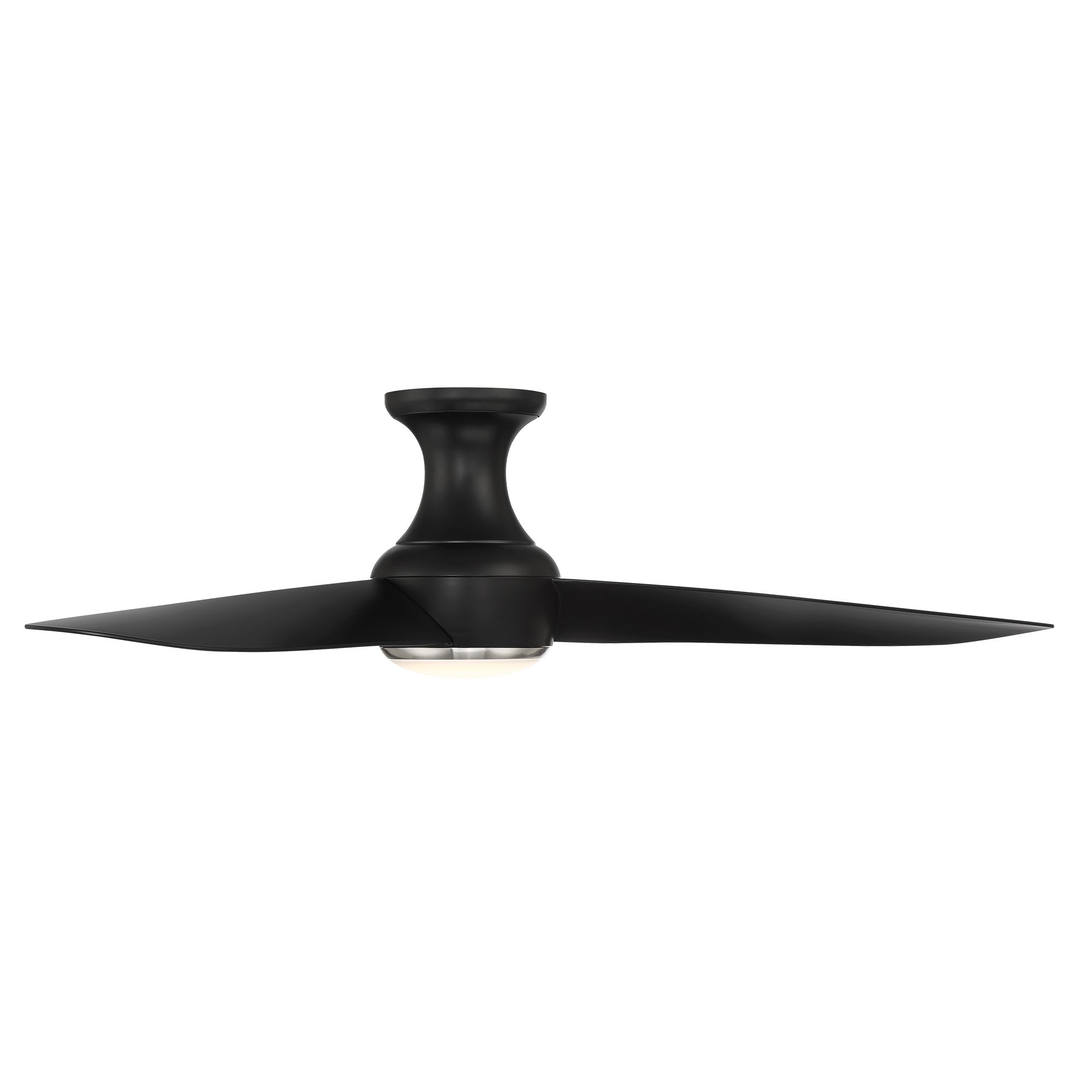Image 4 52" Modern Forms Corona Black Nickel Wet LED Smart Hugger Fan Made to  more views