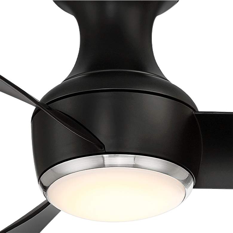 Image 3 52" Modern Forms Corona Black Nickel Wet LED Smart Hugger Fan more views