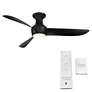 5_52" Modern Forms Corona Matte Black 2700K LED Smart Indoor-Outdoor Fan more views