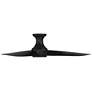 52" Modern Forms Corona Matte Black 3500K LED Smart Indoor-Outdoor Fan