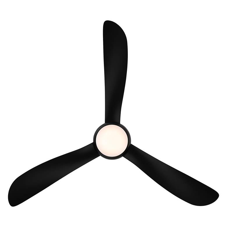 52 inch Modern Forms Corona Matte Black LED Hugger Fan with Remote more views
