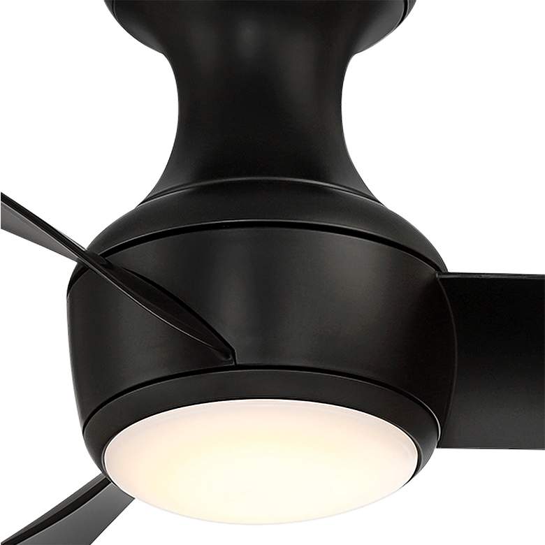 Image 2 52 inch Modern Forms Corona Matte Black LED Smart Hugger Fan more views