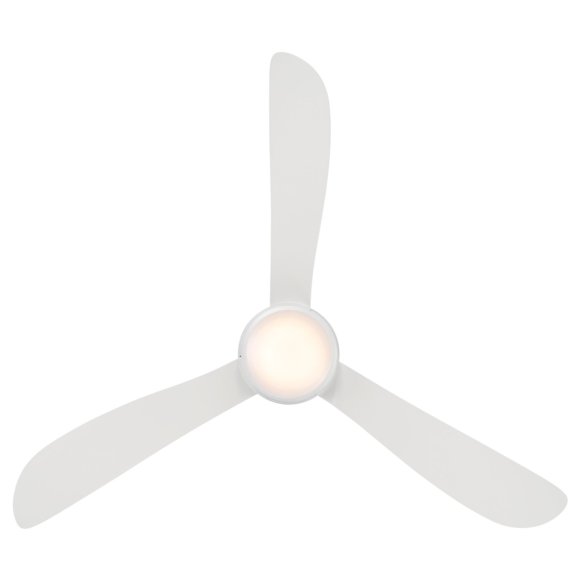 Image 3 52" Modern Forms Corona Matte White 2700K LED Ceiling Fan - Made to Or more views
