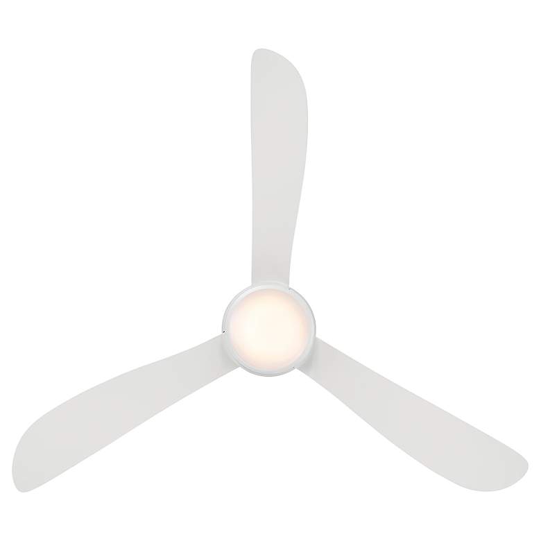 52 inch Modern Forms Corona Matte White LED Hugger Fan with Remote more views