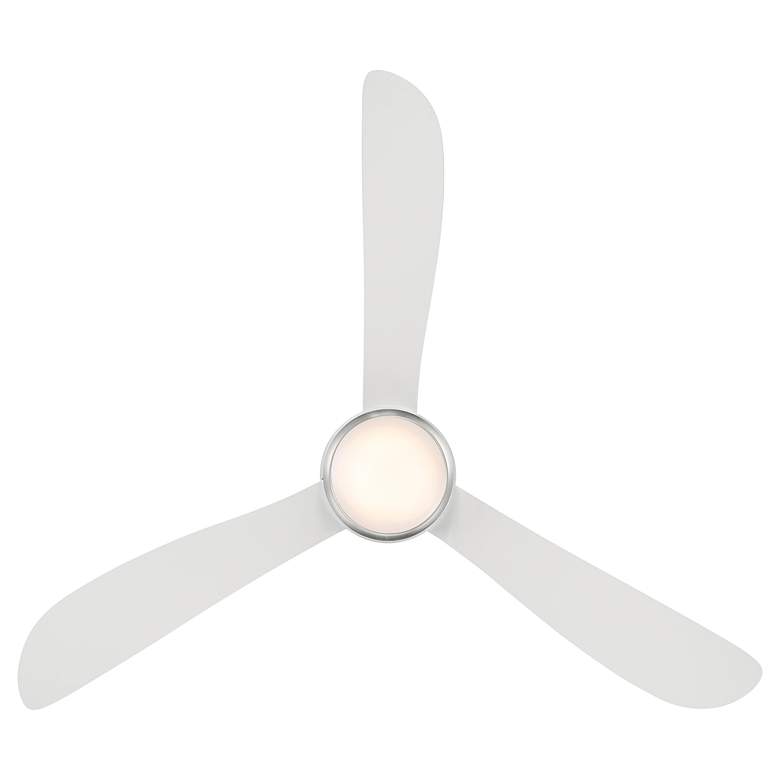 Image 5 52 inch Modern Forms Corona White Nickel LED Smart Hugger Fan more views