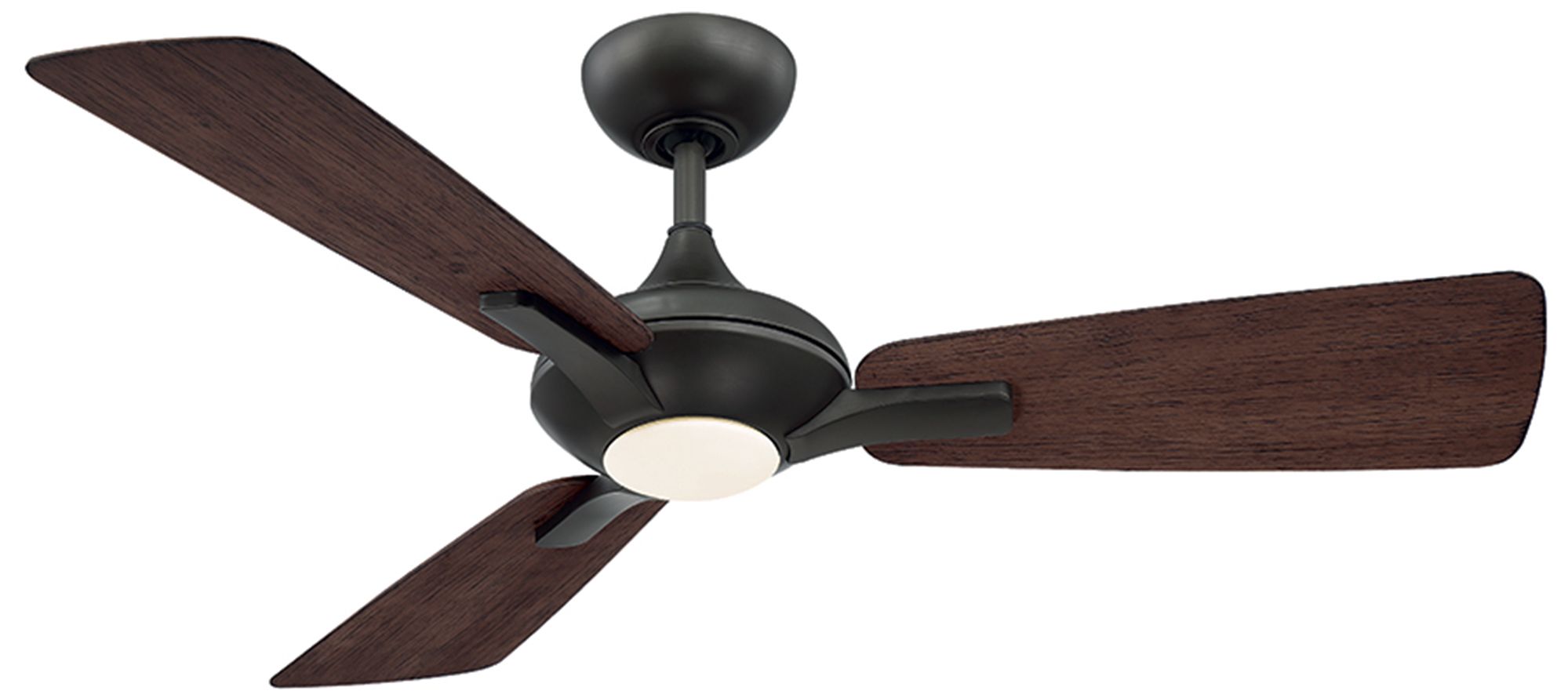 Image 3 52" Modern Forms Mykonos 3 Bronze LED Smart Indoor/Outdoor Ceiling Fan