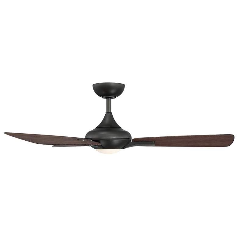 Image 3 52" Modern Forms Mykonos Bronze 3500K LED Wet Smart Ceiling Fan more views