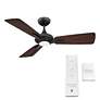 7_52" Modern Forms Mykonos Bronze 3500K LED Wet Smart Ceiling Fan more views