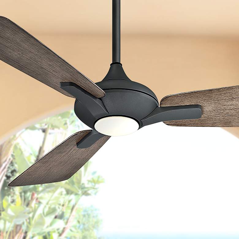 Image 1 52 inch Modern Forms Mykonos Graphite LED Wet Ceiling Fan
