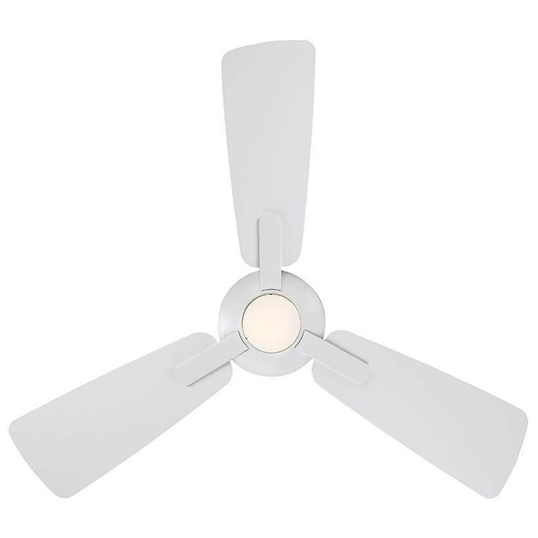 Image 5 52" Modern Forms Mykonos Matte White LED Wet Smart Ceiling Fan more views