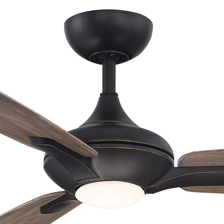 Image 2 52 inch Modern Forms Mykonos OIl-Rubbed Bronze 2700K LED Smart Ceiling Fan more views