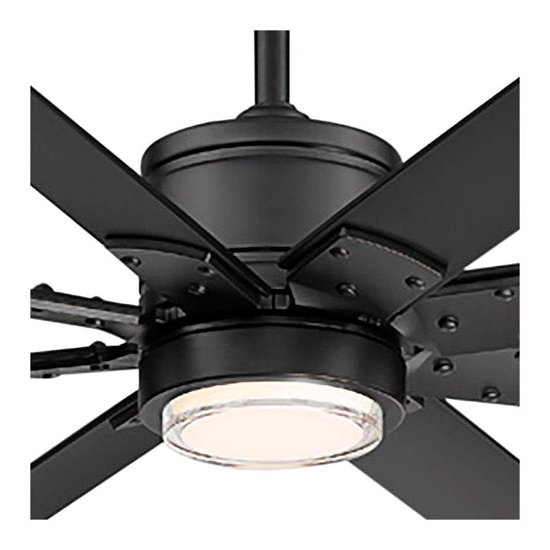 Image 2 52 inch Modern Forms Renegade Black LED Wet Rated Smart Ceiling Fan more views