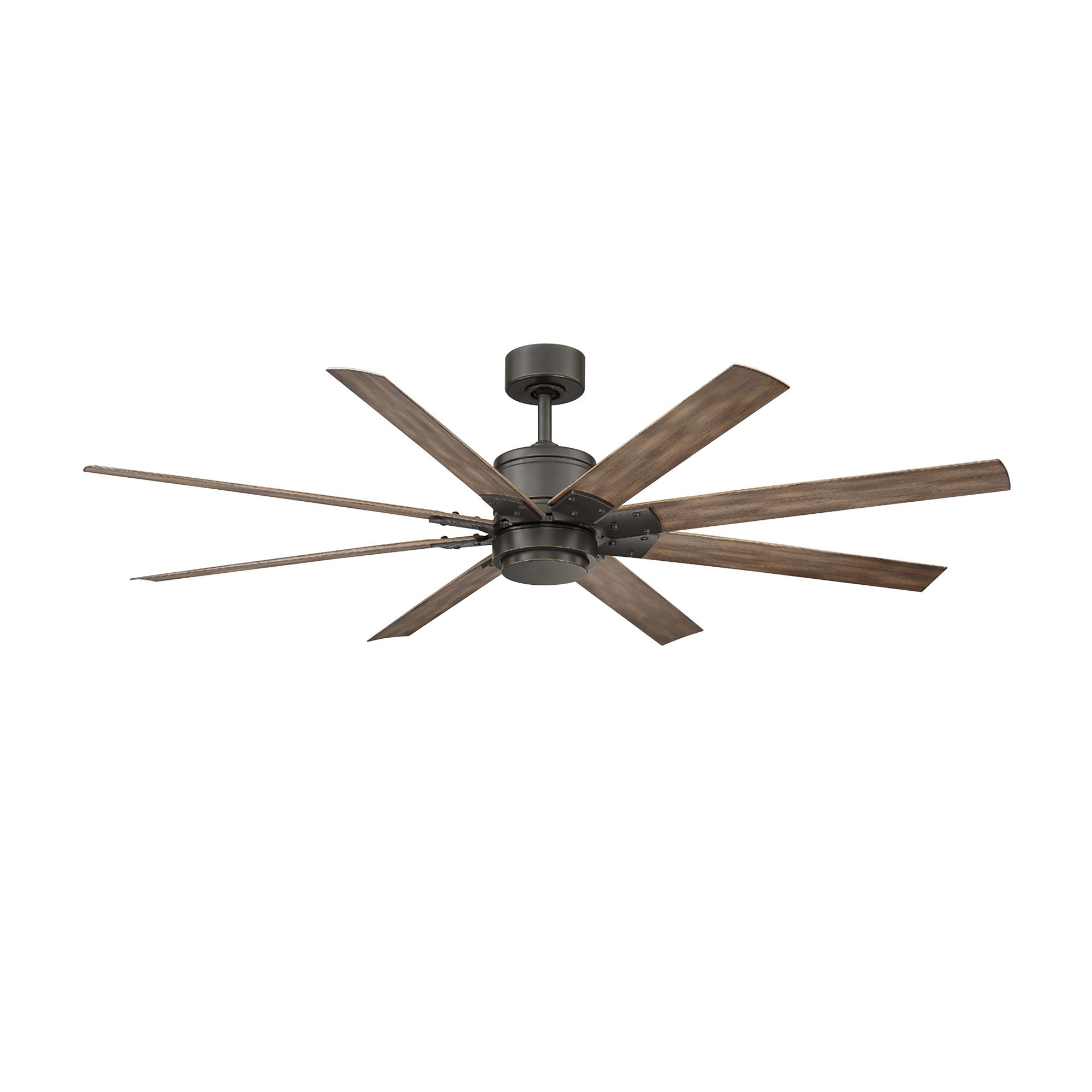 52" Modern Forms Renegade Bronze LED Smart Ceiling Fan - Made to Order in scene