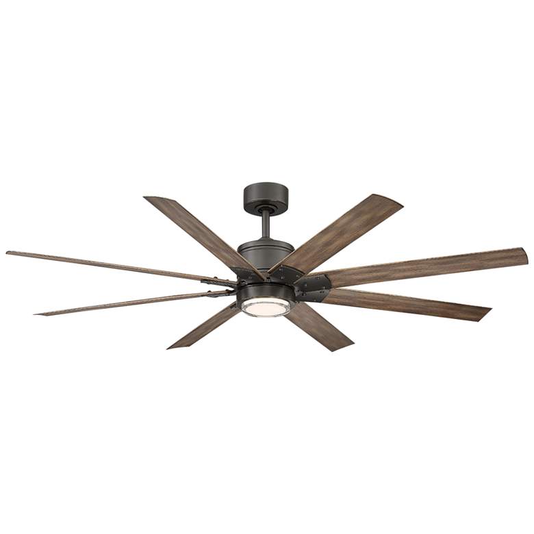 Image 2 52" Modern Forms Renegade Bronze LED Wet Rated Smart Ceiling Fan