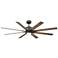 52" Modern Forms Renegade Bronze LED Wet Rated Smart Ceiling Fan