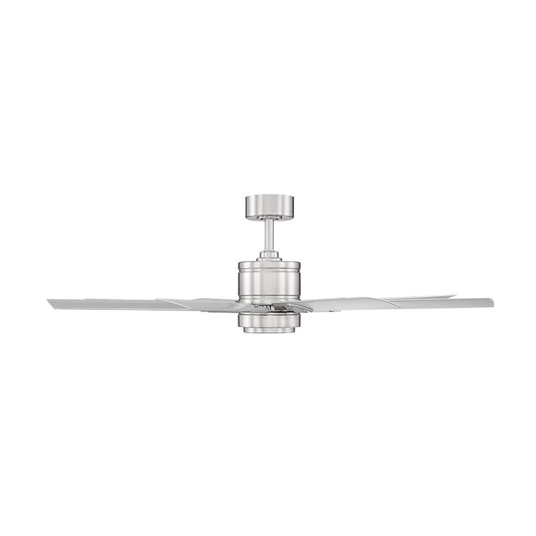 Image 4 52" Modern Forms Renegade Brushed Nickel 2700K LED Smart Ceiling Fan more views