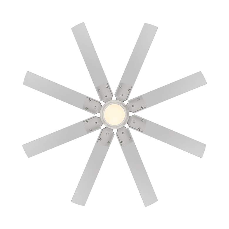 Image 5 52" Modern Forms Renegade Brushed Nickel 2700K LED Smart Ceiling Fan more views