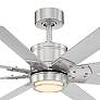 52" Modern Forms Renegade Brushed Nickel 3500K LED Smart Ceiling Fan