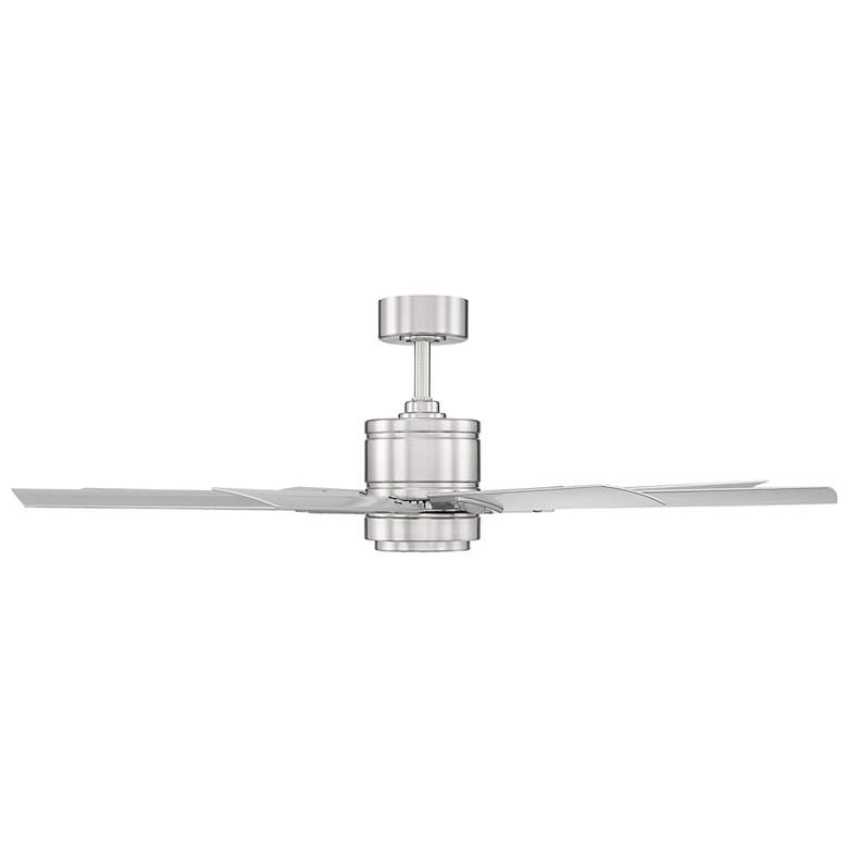 Image 5 52" Modern Forms Renegade Brushed Nickel 3500K LED Smart Ceiling Fan more views