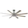 52" Modern Forms Renegade Graphite LED Wet Rated Smart Ceiling Fan
