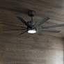 2_52" Modern Forms Renegade Matte Black 3500K LED Smart Ceiling Fan