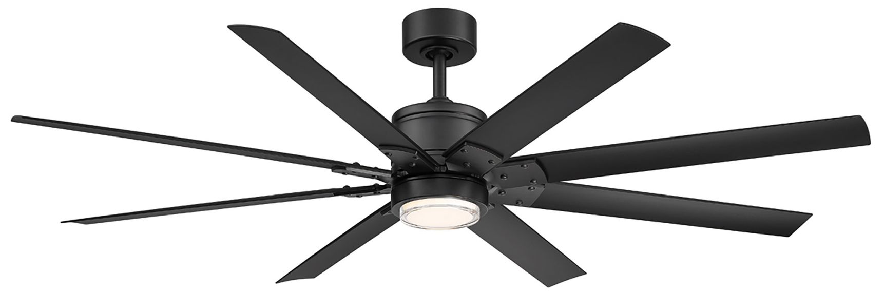 Thumbnail3 of 52" Modern Forms Renegade Matte Black LED Ceiling Fan - Made to Order