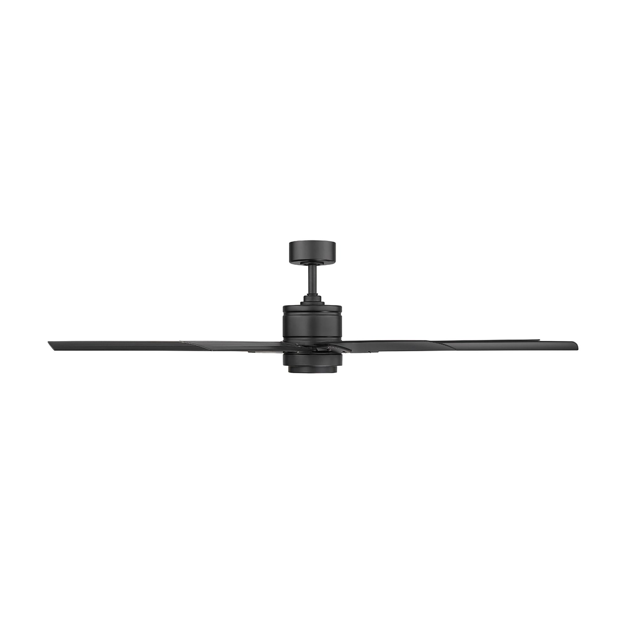 52" Modern Forms Renegade Matte Black LED Ceiling Fan - Made to Order in scene