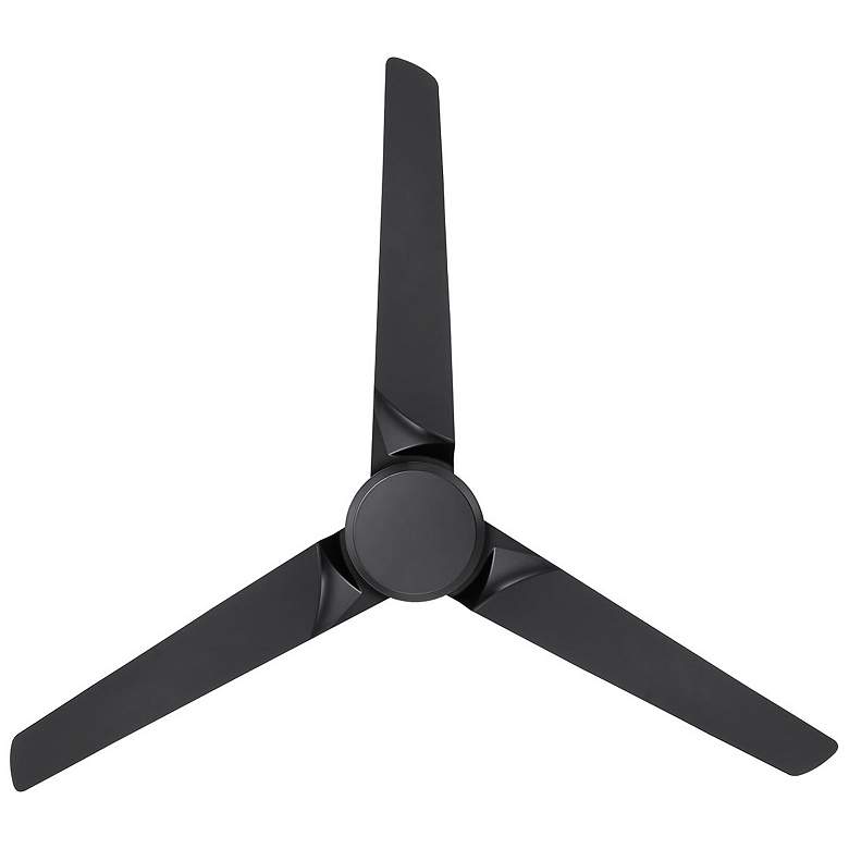 Image 5 52" Modern Forms Roboto Matte Black Wet Rated Smart Ceiling Fan more views
